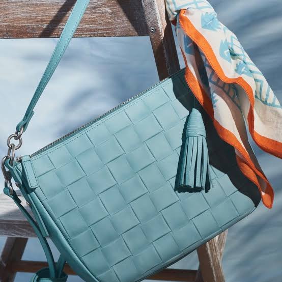 TasFossil Jolie Crossbody Turqoise New Original