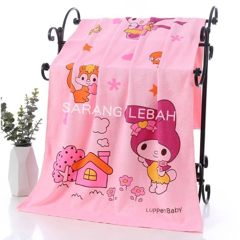 100x50Cm Handuk Bayi Baru Lahir Tebal Halus Premium Motif Lucu Handuk Bayi Sarang Lebah Jumbo Handuk Bayi Menyerap Air Perlengkapan Mandi Baby