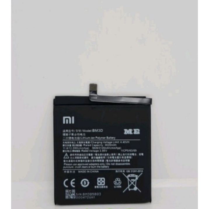 BATARAI  BATRE   XIAOMI  MI8 SE  BM3D  ORIGINAL 100%