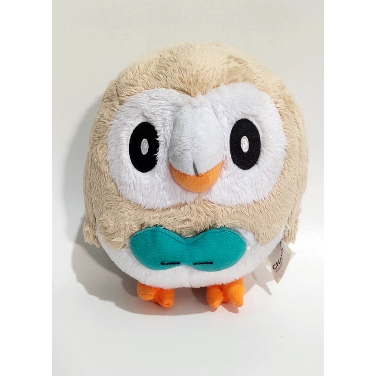 Boneka Rowlet Pokemon Original Takara Tomy Plush Doll