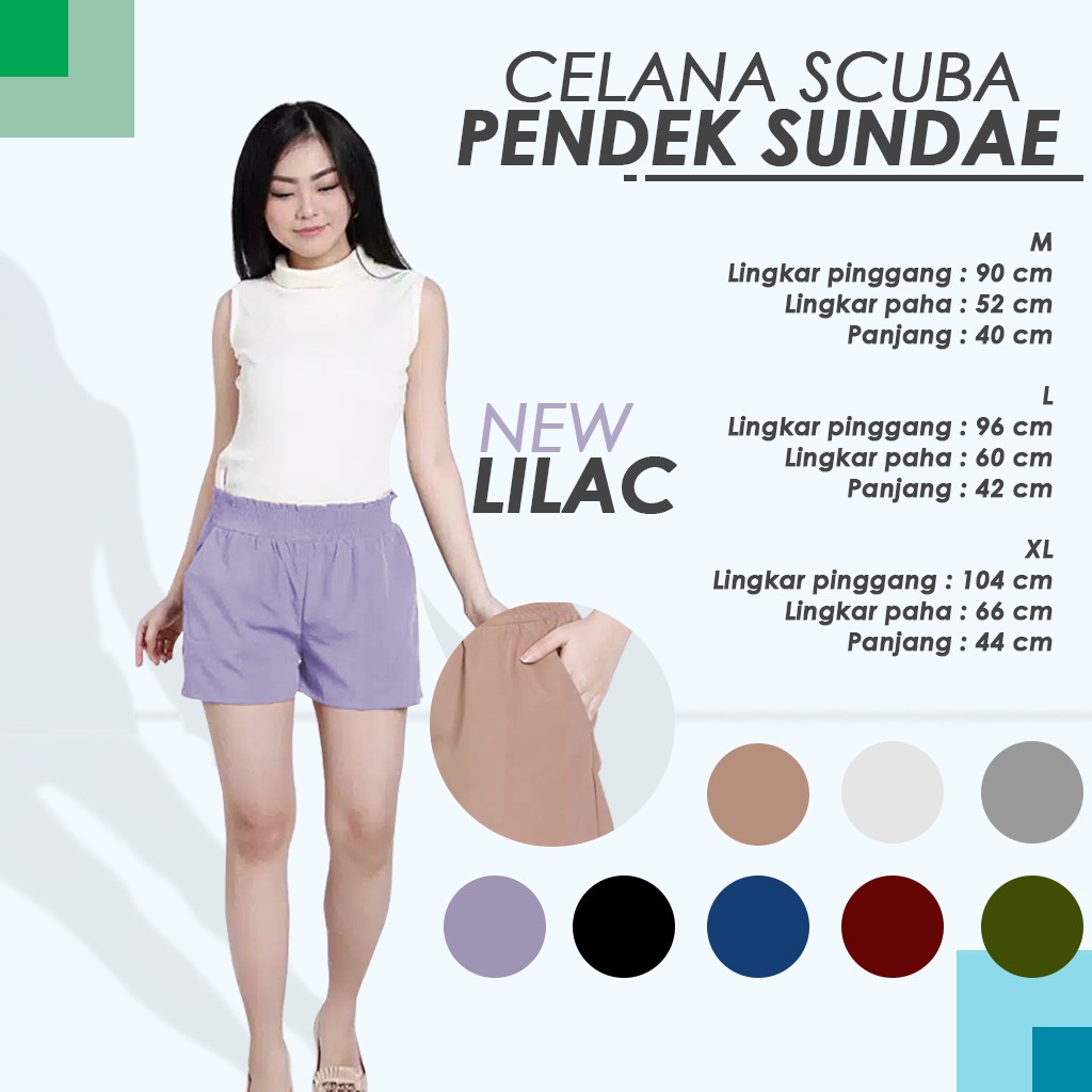 Sundae Short Pants Scuba Premium - YELONIX