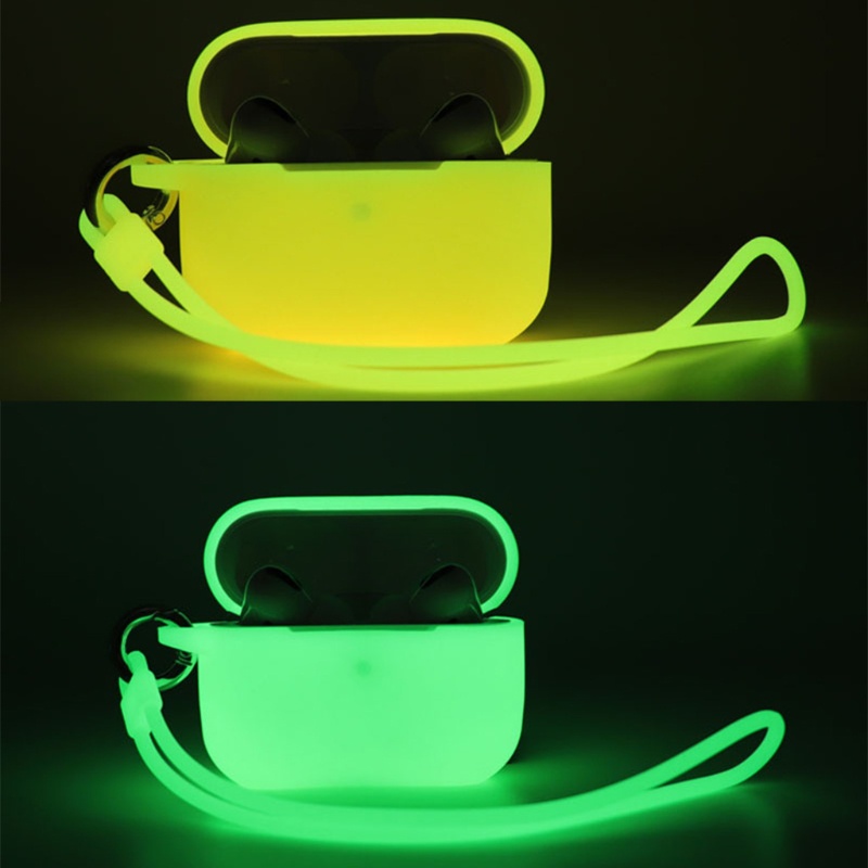 Bt Headphone Luminous for Case Penutup Silikon Untuk Apple Pro Headset Cover