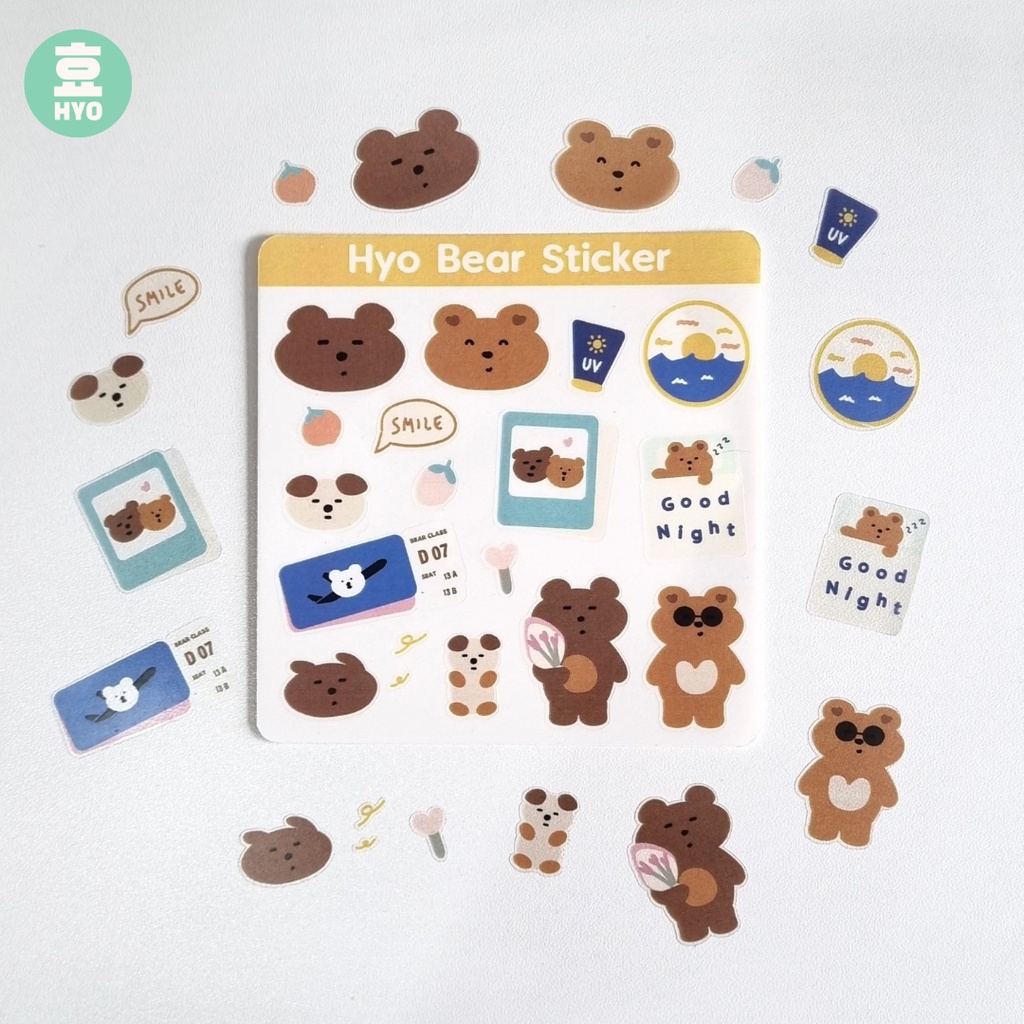 

[HYO] Bear Vacation Sticker