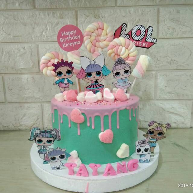 LOL / LOL theme cake / birthday cake / kue ulang tahun
