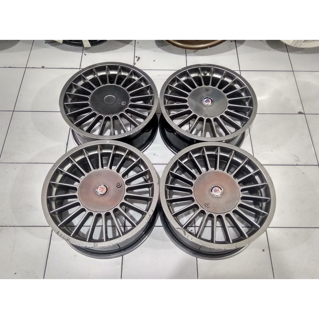 tersedia velg seken alpina ring 16x7  pcd 4x100 4x114 seken