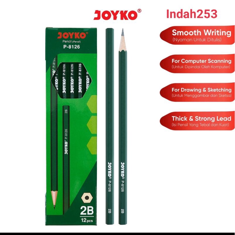 Pensil joyko P-8126 Isi 12 Pcs ( satu lusin )