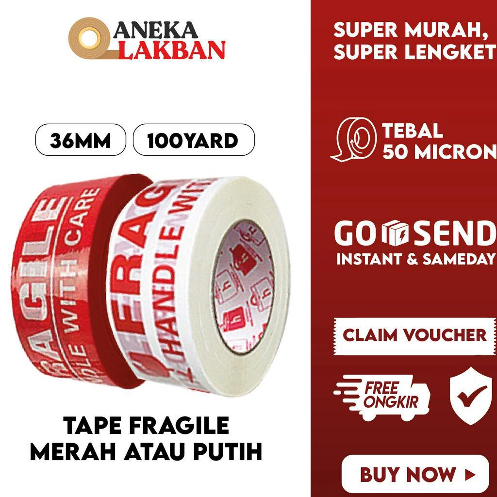 

Harga Grosir HORICI LAKBAN FRAGILE MERAH PUTIH 36MMX1Y ISOLASI JANGAN DIBANTING MUDAH PECAH BELAH