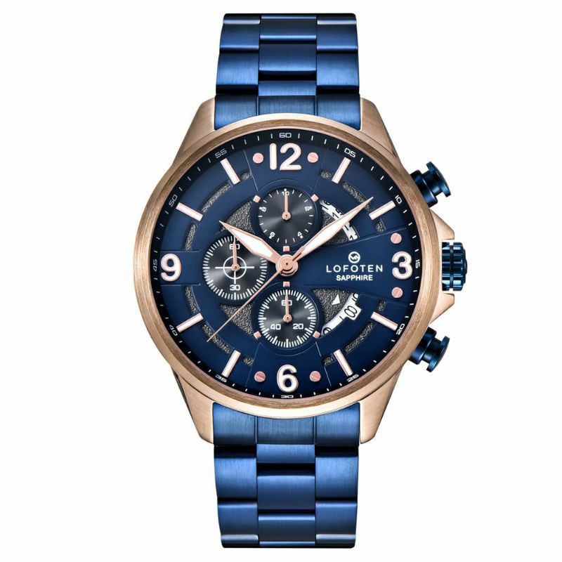 LOFOTEN 6507 JAM TANGAN PRIA LOFOTEN F6507 SAPPHIRE ORIGINAL Blue Rose