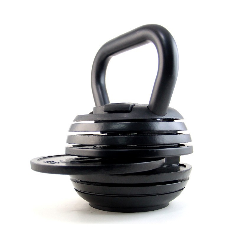 Adjustable Kettlebell 10Kg/Pembentuk Otot Lengan Kettlebell 20lbs/Alat Fitness Pemberat Tangan F213