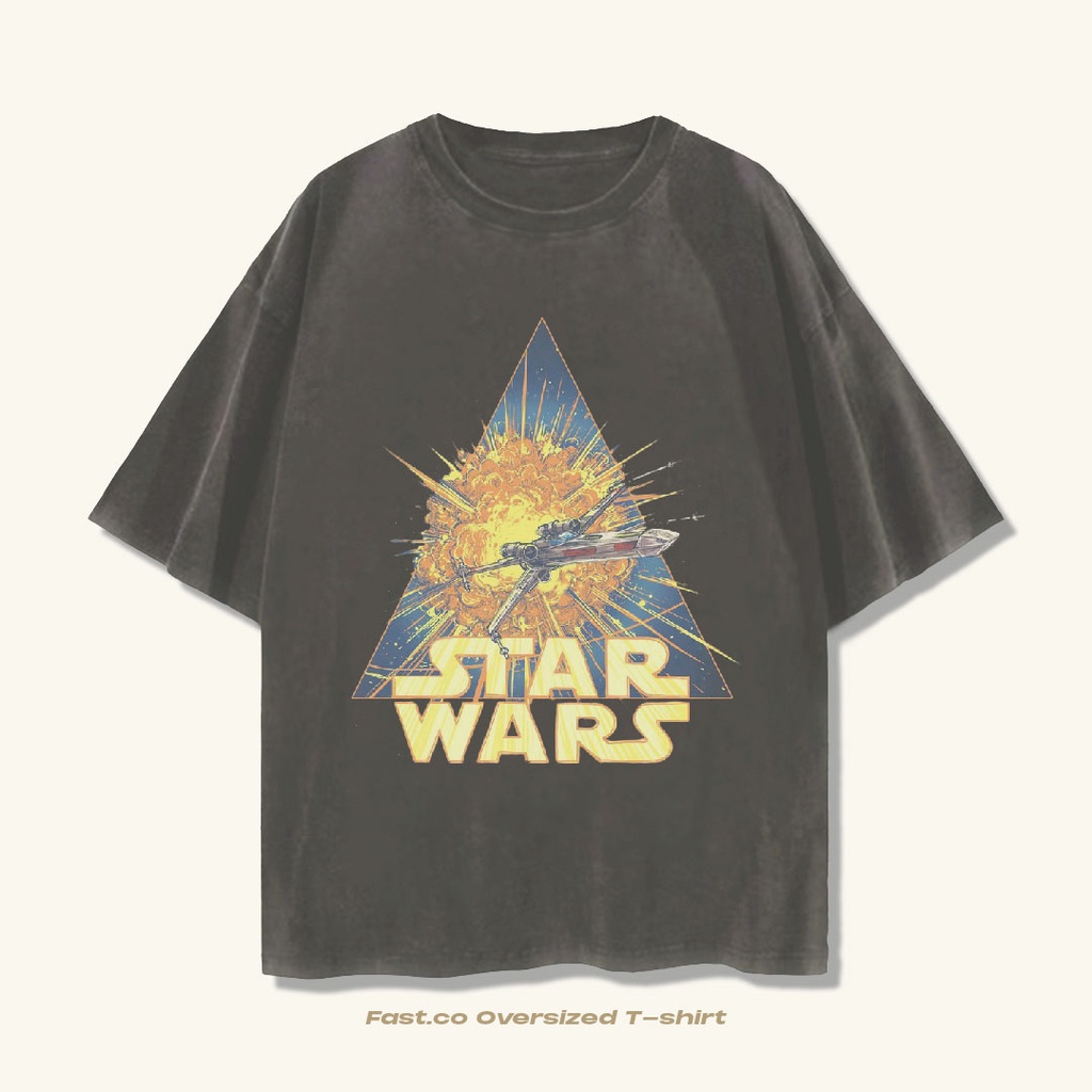 Kaos Star Wars Vintage Oversize - Baju Kaos Film Star Wars