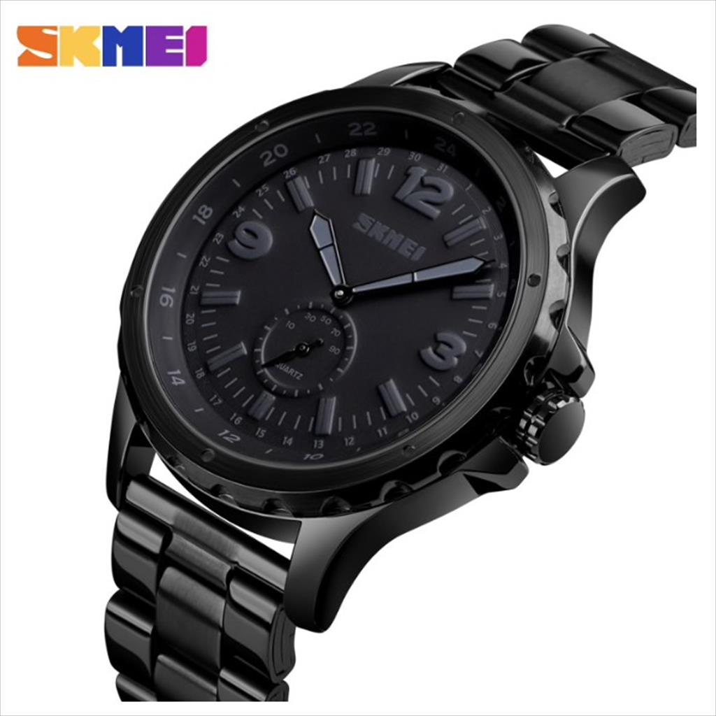 Jam Tangan Pria / SKMEI 1513 Black Men Analog  / Jam Tangan Analog Original / SKMEI