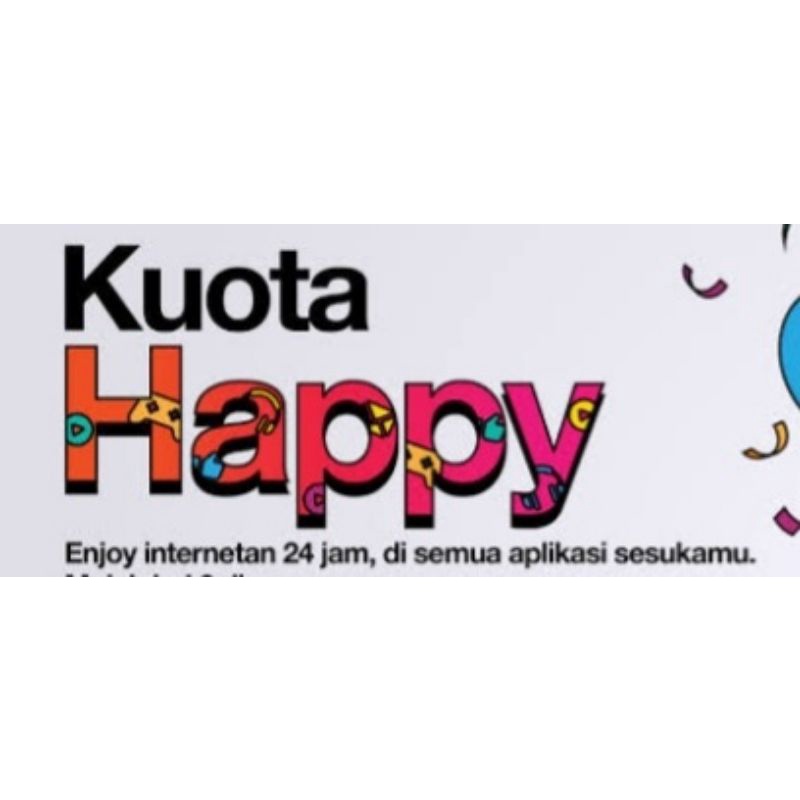 kuota 3 happy