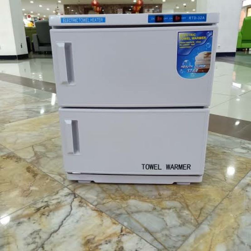 Towel warmer 2 pintu / pemanas handuk 2 layar / 2 susun