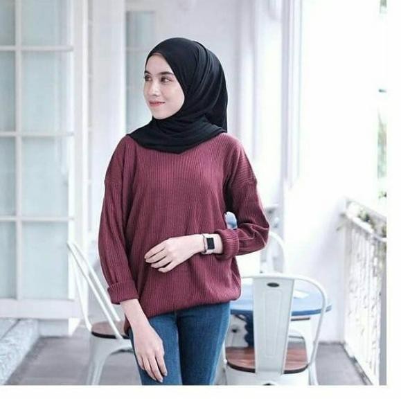 sweater boxi,sweater rajut jumbo,baju rajut atasan
