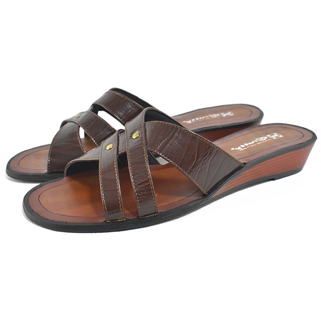 GRUTTY Sandal Wanita Kulit IN 092 Coklat