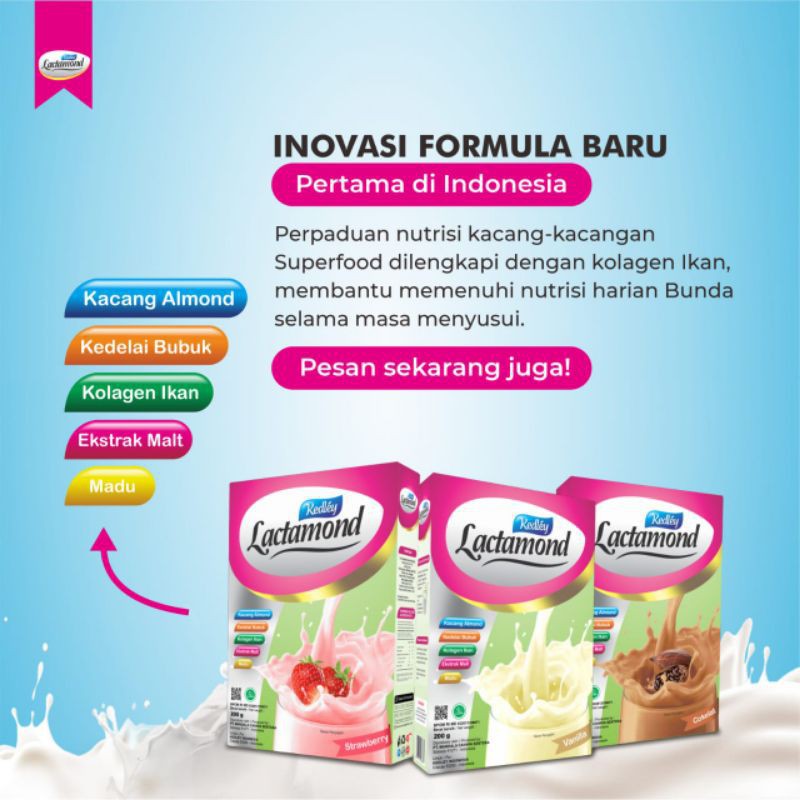 

Susu Almond Lactamond Bubuk Pelancar ASI