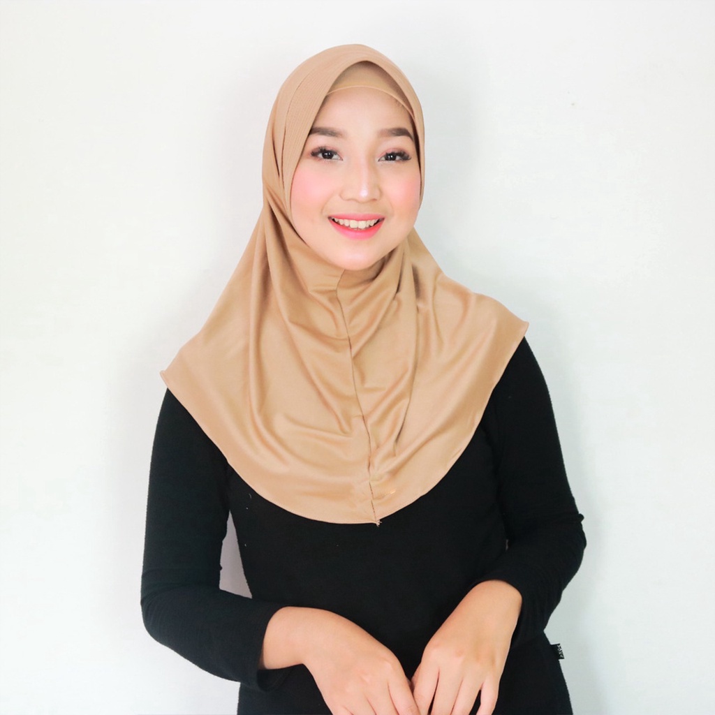 Jilbab Sport All Size / Hijab Instan / Bergo Sport / Jilbab Olahraga / Bergo Hamidah / Kerudung Olahraga