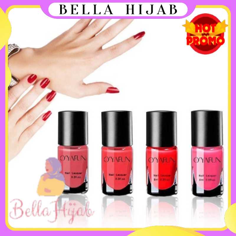 Kutek OYAFUN Peel Off Halal Kutek Bisa diKupas Nail Polish Murah Untuk Muslim Nail Polish Kutek Kore
