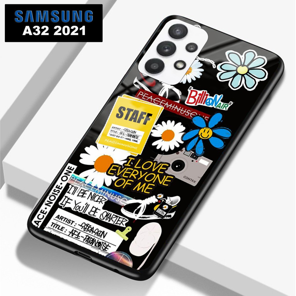 [SC140] Softcase Glass Kaca Samsung A32 2021 - Case Hp Samsung A32 2021 - Casing Samsung A32 2021