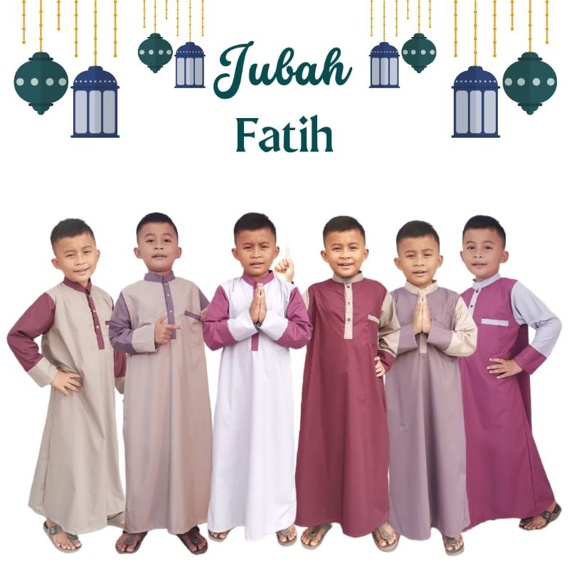 Jubah fatih//jubah anak//jubah