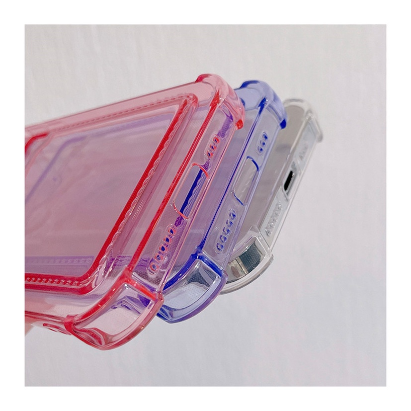Samsung A22 A02 A82 A72 A52 A42 A32 A12 A10s Case Clear Card Holder Shockproof Phone Case Protective Cover-8