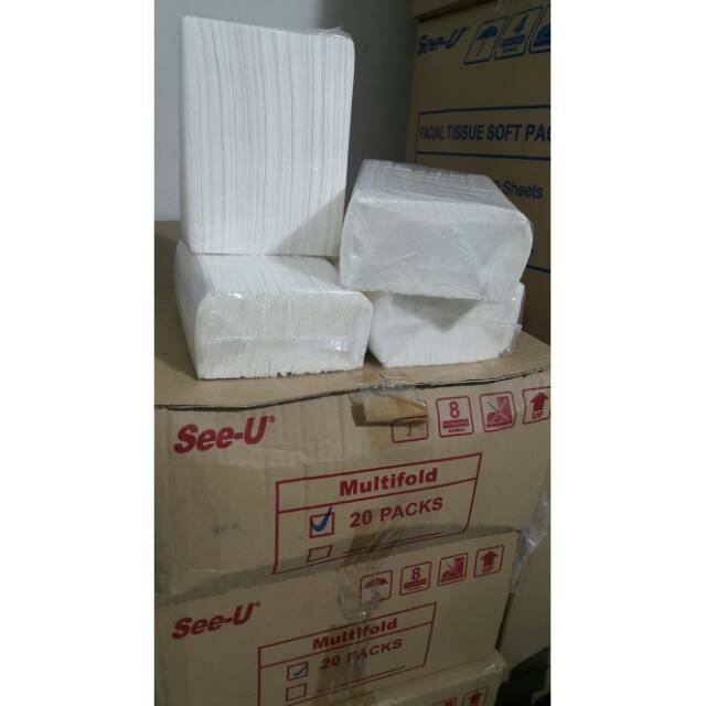 Tissue see u hand towel