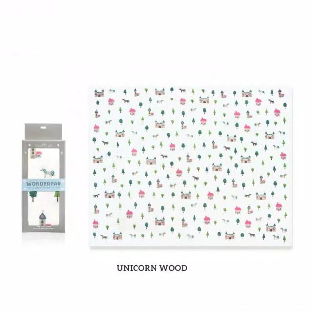 Little Palmerhaus Wonderpad Perlak Bayi Waterproof Unicorn Wood