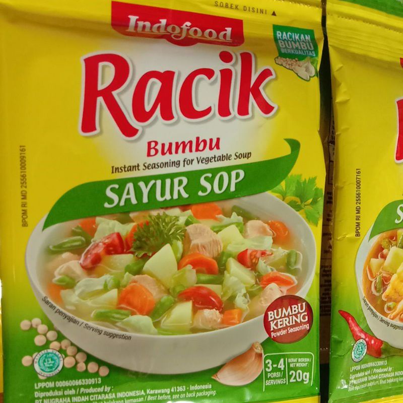 Racik Bumbu Sayur Sop
