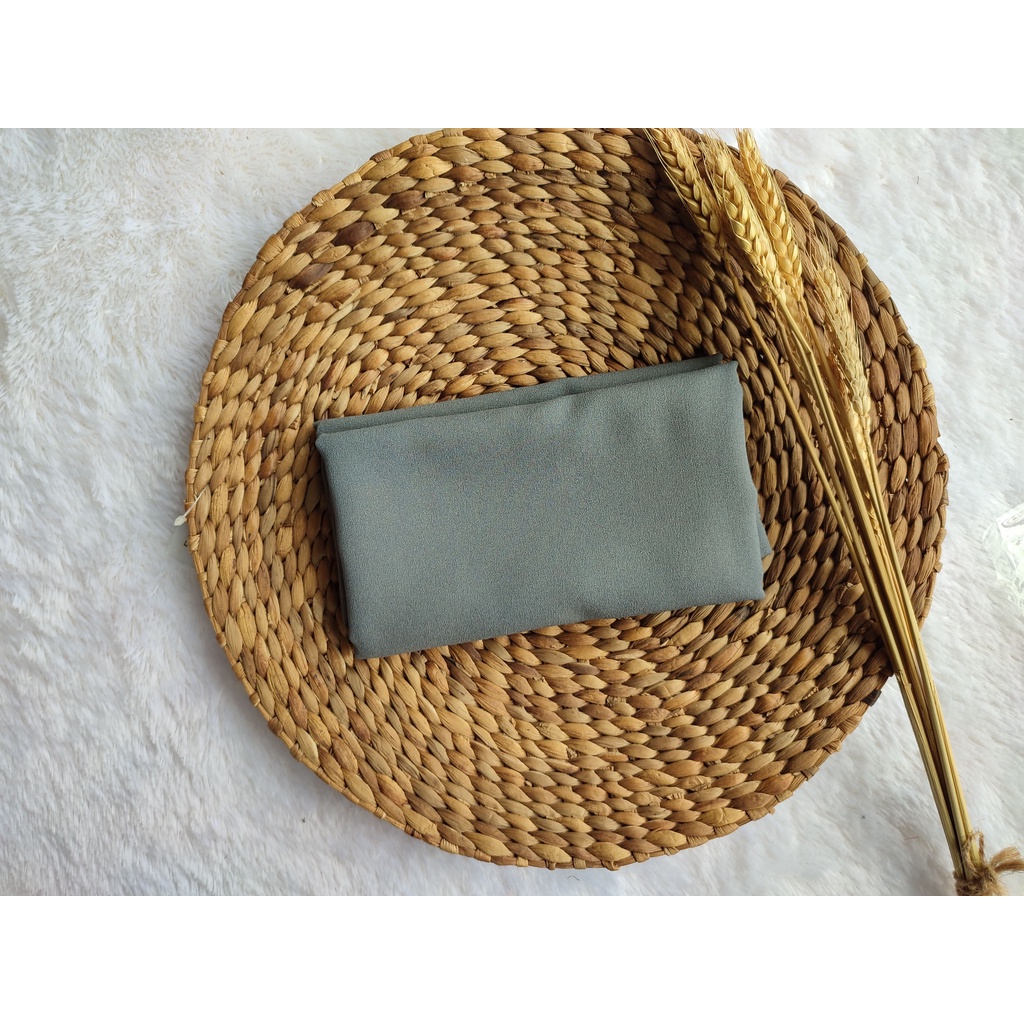 PART 3 : PASMINA DIAMON 175x75 PASHMINA DIAMOND GEORGETTE-DARK GREY