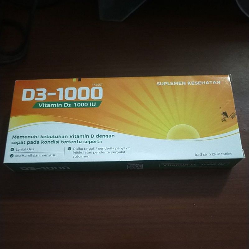 D3-1000 Vitamin D3 1000 IU