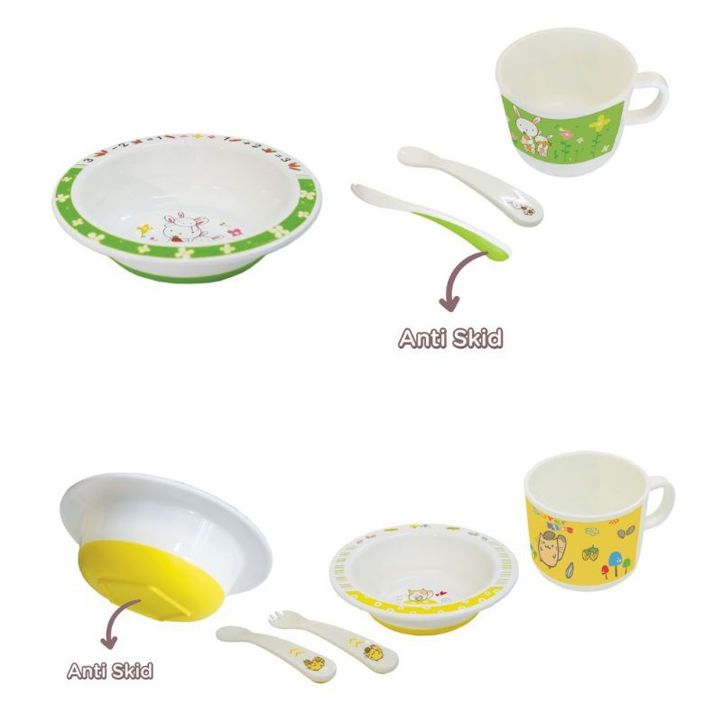 Baby Safe FS65 Set Meal 5 pcs / Baby Safe Feeding Set Baby Gift Set FS64