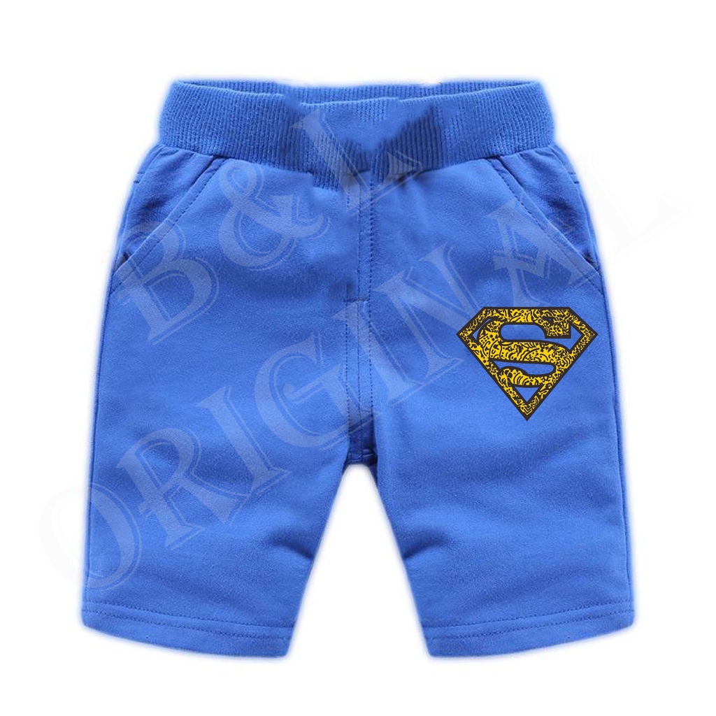 BS/COD/CELANA PENDEK SUPERMAN ANAK ANAK 1-7 TAHUN//REALPIC//GOOD QUALITY