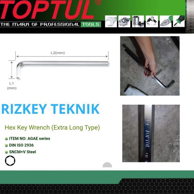 Toptul Agae 1226 Kunci L 12Mm Storekece135