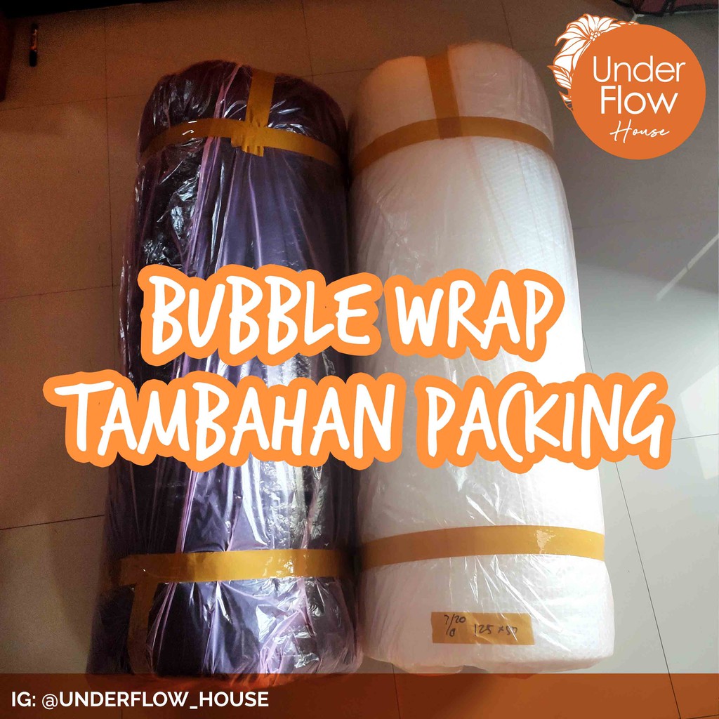 

Extra Packing Bubble Wrap / Bublewrap untuk Tambahan packing agar lebih aman