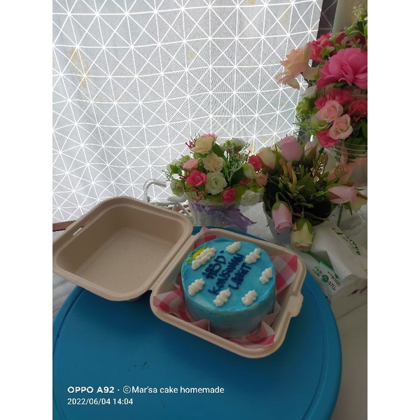 

Brownies Korean cake bento solo 10cm