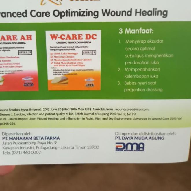 ✸ W-CARE AH / WE CARE AH / W CARE AH / WCARE AH perban balutan untuk luka ❄
