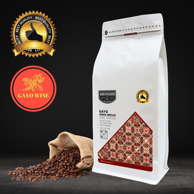 

BIJI KOPI ARABIKA GAYO WINE NATURAL - 1KG NORTHSIDER COFFEE - BIJI KOPI