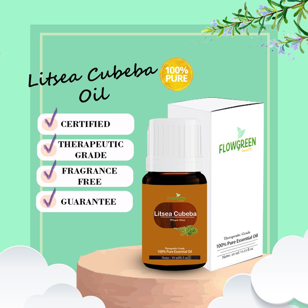 Litsea Cubeba Oil 100% Murni Essential Oil Kemasan 10 ml