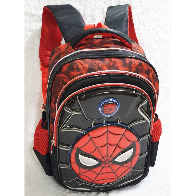 SALE 10.10 TERMURAH Tas Ransel Sekolah SD Anak Laki - Laki  Motif 6D Timbul IMPORT