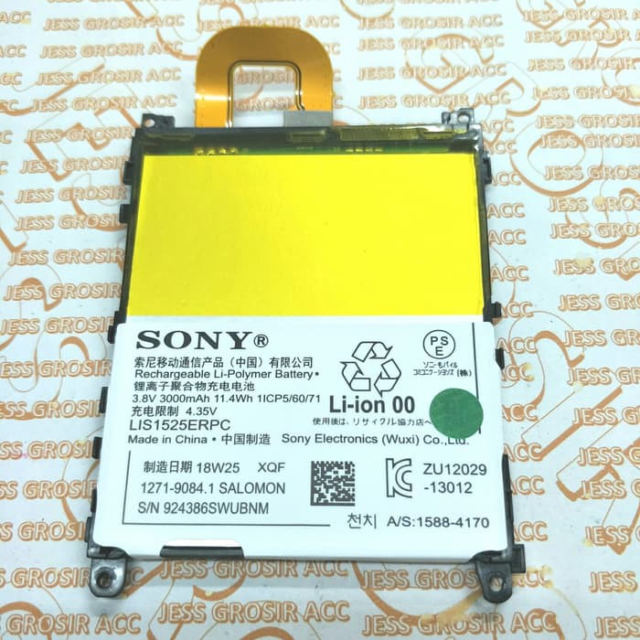 Baterai Battery Original SONY XPERIA Z Z1 L39H C6902 C6903 LIS1525ERPC