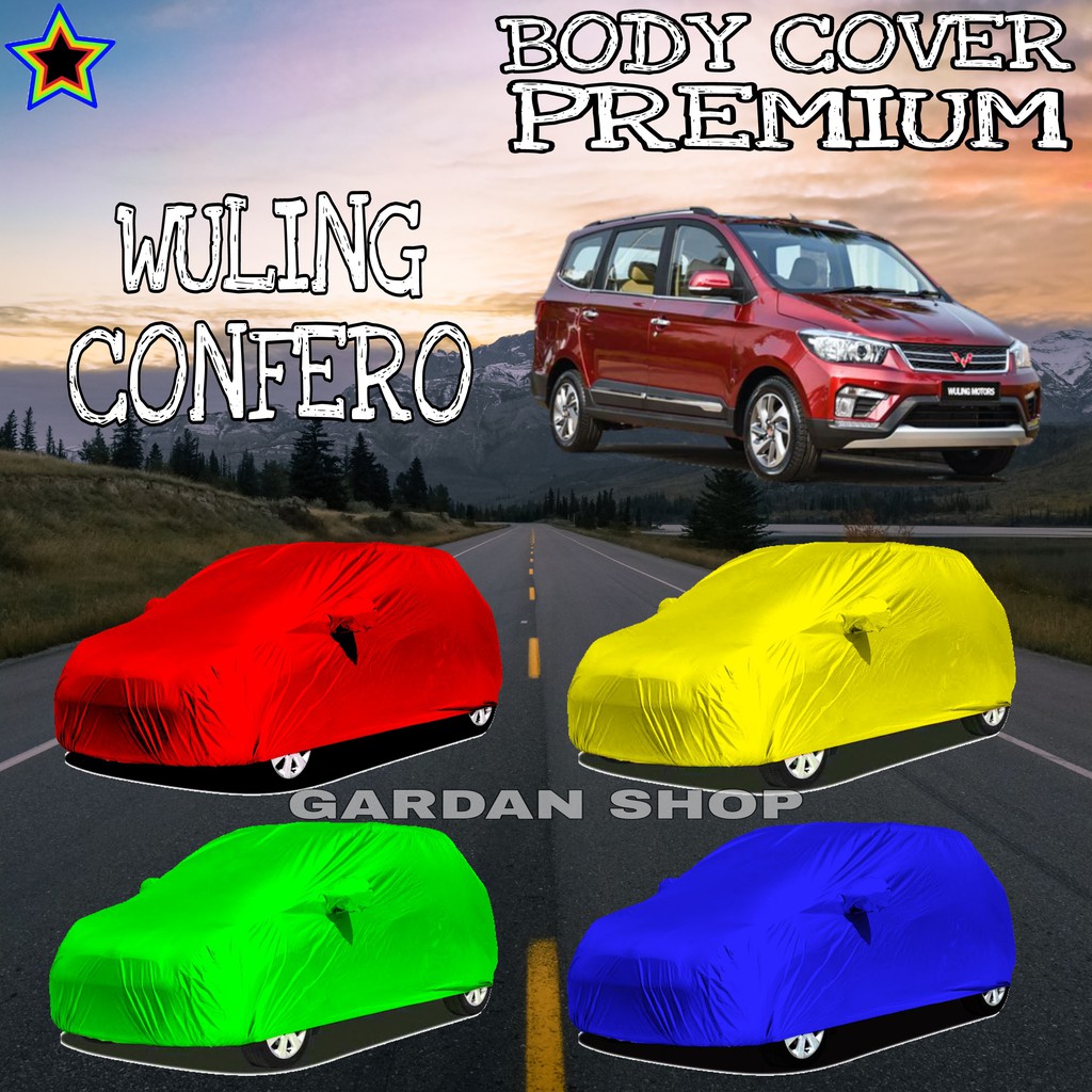 Sarung Mobil WULING CONFERO Polos WARNA Body Cover Wuling PREMIUM