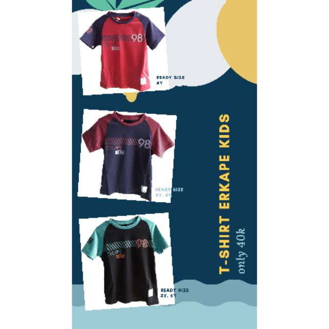 Kaos Anak T-Shirt Erkape Kids