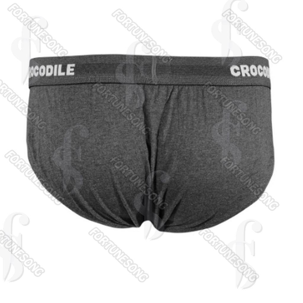 Crocodile Original - 2 Pcs Celana Dalam Pria Crocodile Sport Box Kuning Brief - CD Pria Crocodile Original (1 box isi 2 pcs)