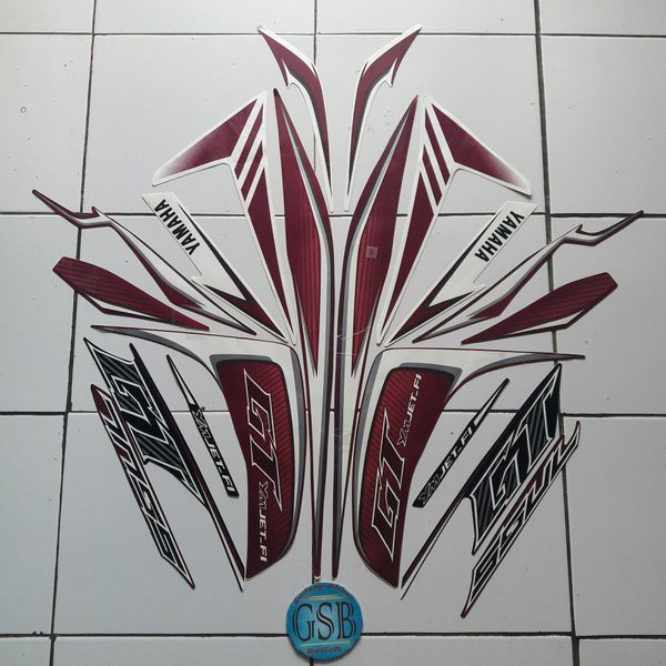 stiker motor yamaha soul gt street 2013 ungu