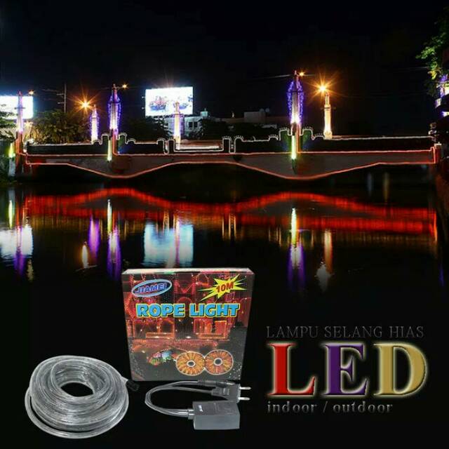 Lampu Hias Selang 10 Meter 8 Variasi Kerlap Kerlip