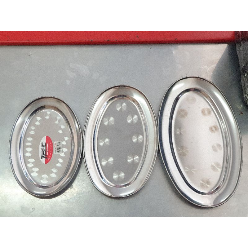 Lodor Stainless/Piring Oval Stainless