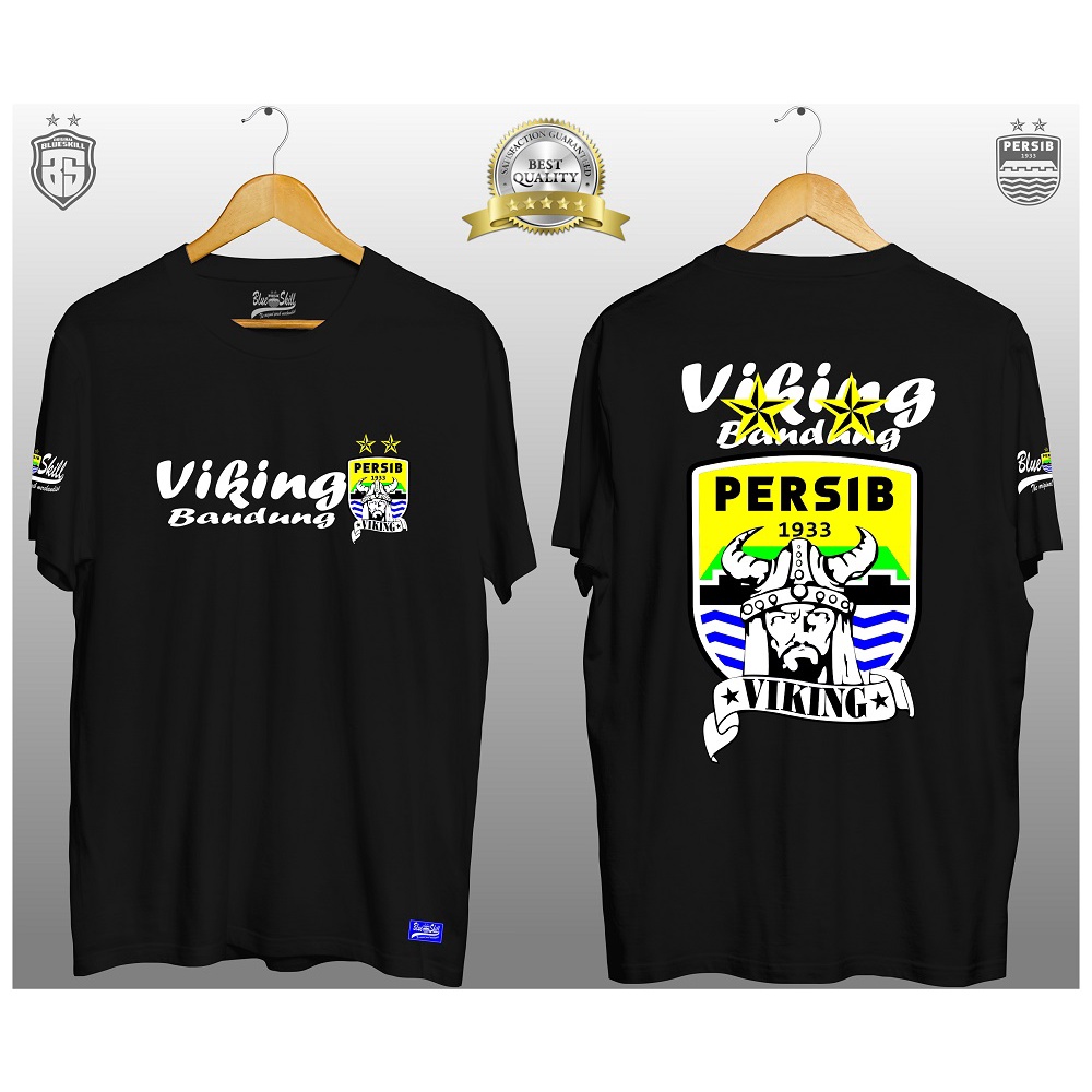 Kaos persib pendek / kaos bobotoh persib / kaos viking bandung untuk pria dan wanita / kaos originalblueskill