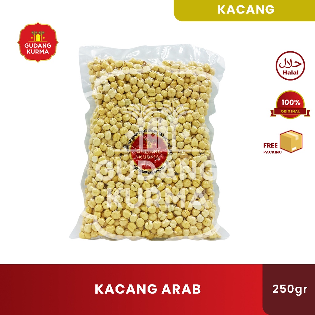 

Kacang Arab Matang 250gr Gurih Oleh Oleh Haji Umroh