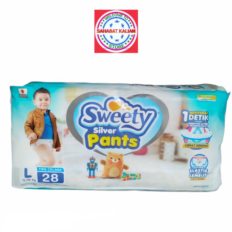 SWEETY SILVER PANTS L28 TIPE CELANA