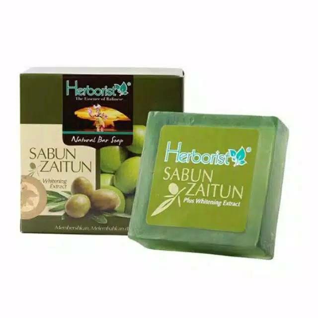 HERBORIST NATURAL BAR SOAP 80 Gram ALOEVERA, zaitun, curcuma